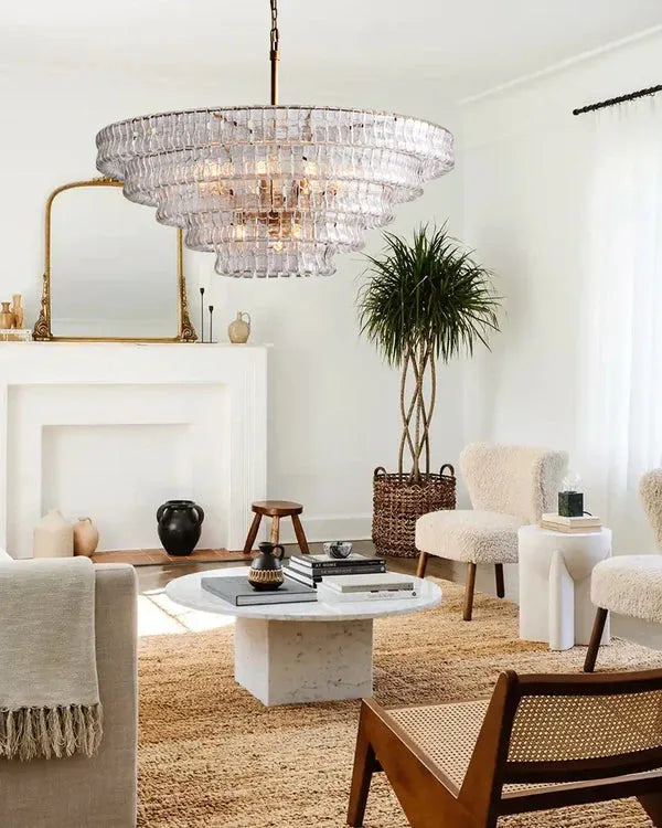 Gelida Round Chandelier 24"36"48"60"