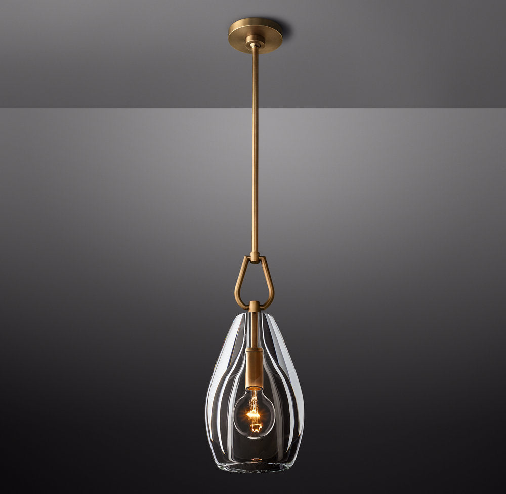 Botanist Flute Pendant Light For Dinning Room 8"