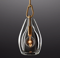 Botanist Flute Pendant Light For Dinning Room 9"