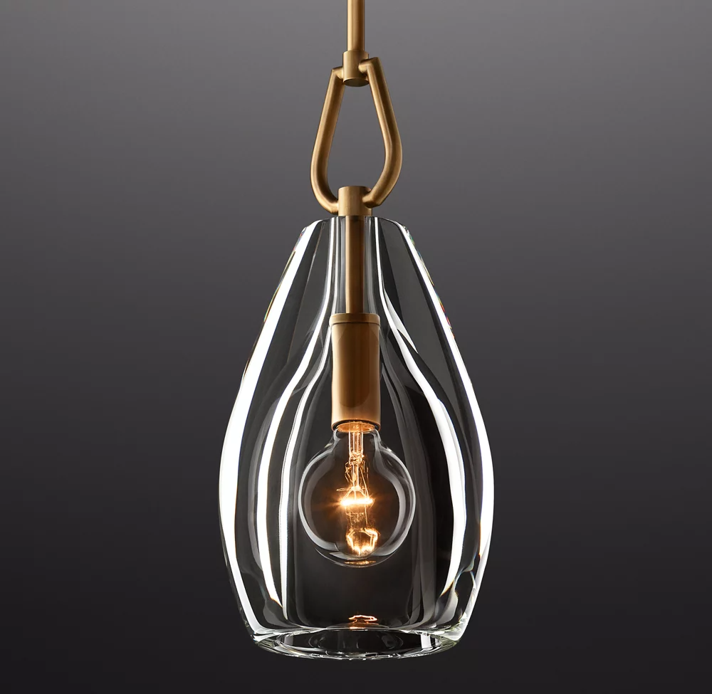 Botanist Flute Pendant Light For Dinning Room 8"