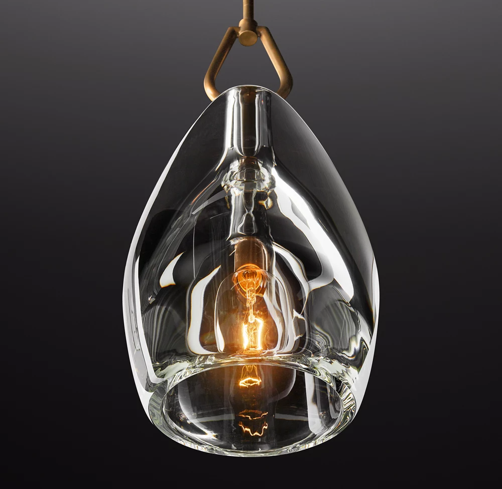 Botanist Flute Pendant Light For Dinning Room 9"