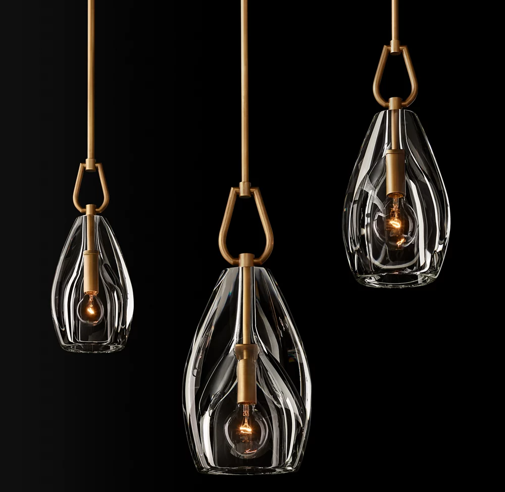 Botanist Flute Pendant Light For Dinning Room 8"