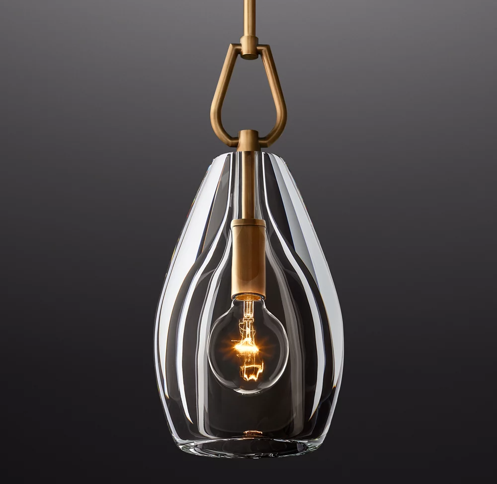 Botanist Flute Pendant Light For Dinning Room 9"