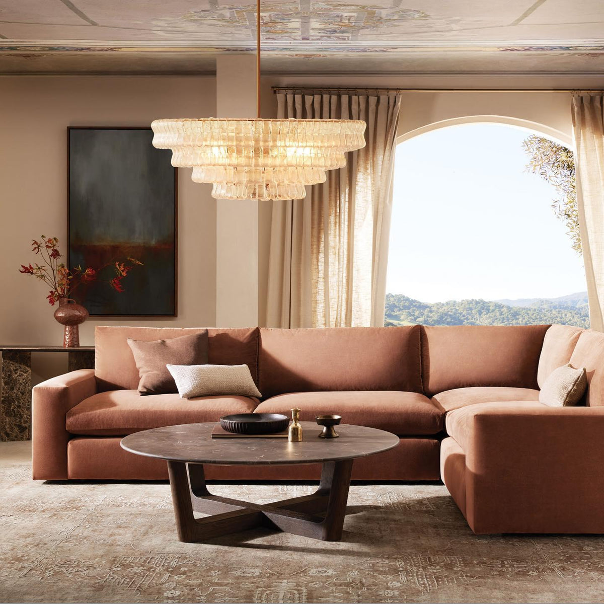 Gelida Round Chandelier 24"36"48"60"