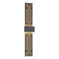 Double-Large Ursa LED Outdoor Sconce LED Seeded Clear Glass (II) in Coastal Natural Iron