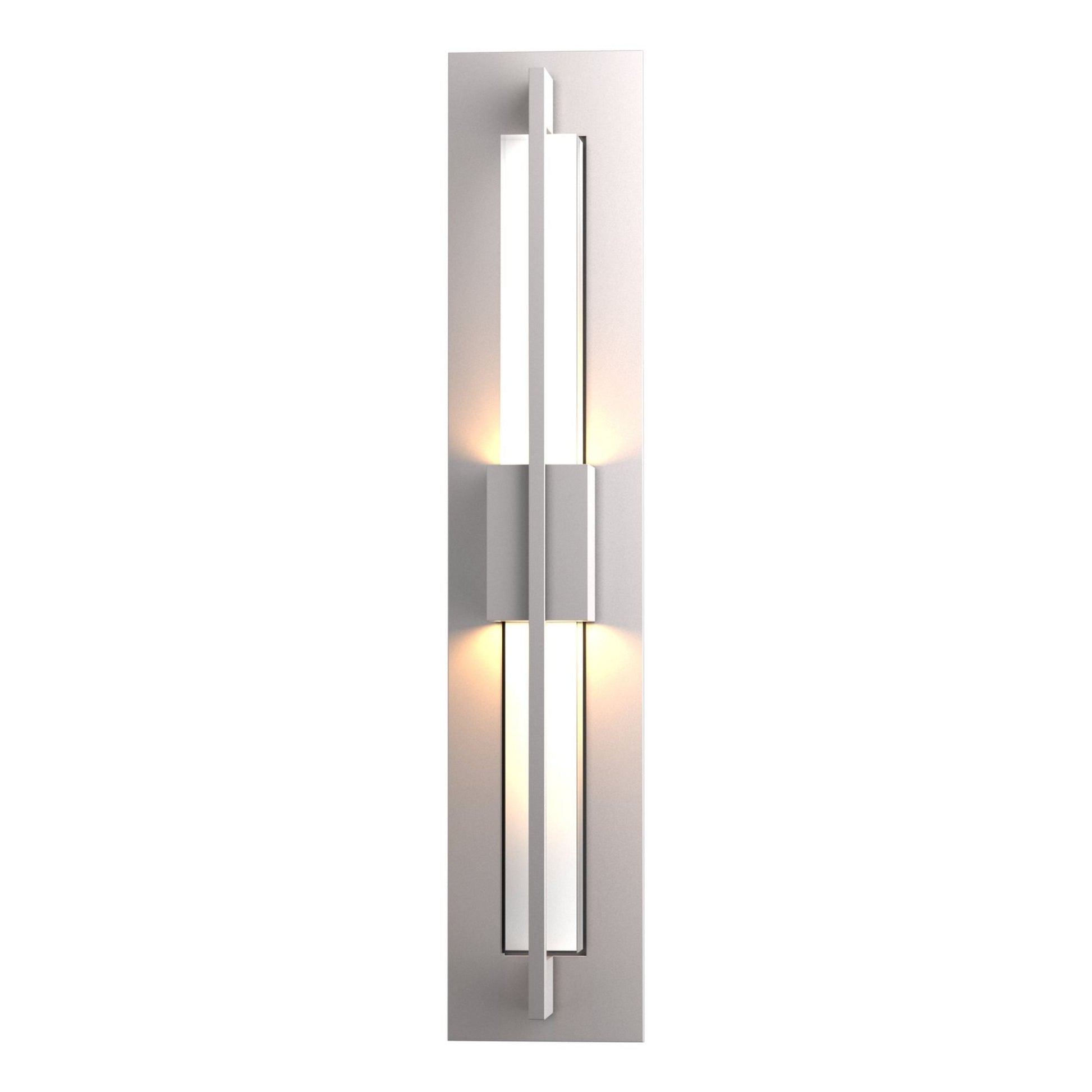 Double Axis Small LED Outdoor Sconce LED Clear Glass (ZM) in Coastal Burnished Steel