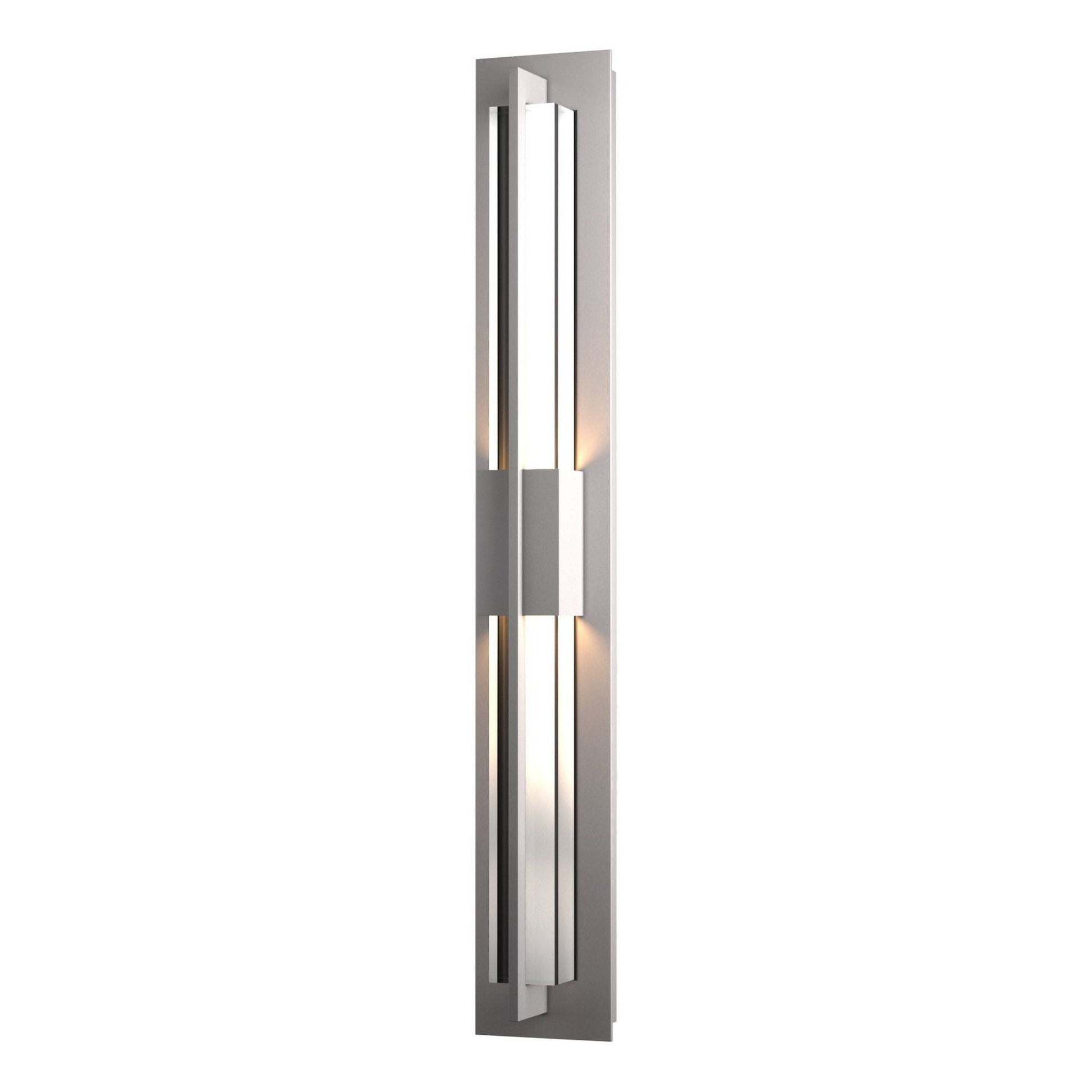 Double Axis Large LED Outdoor Sconce LED Clear Glass (ZM) in Coastal Burnished Steel