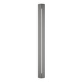 Gallery Large Outdoor Sconce 2-Light White Acrylic (ZZ) in Coastal Burnished Steel