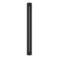 Gallery Large Outdoor Sconce 2-Light White Acrylic (ZZ) in Coastal Black