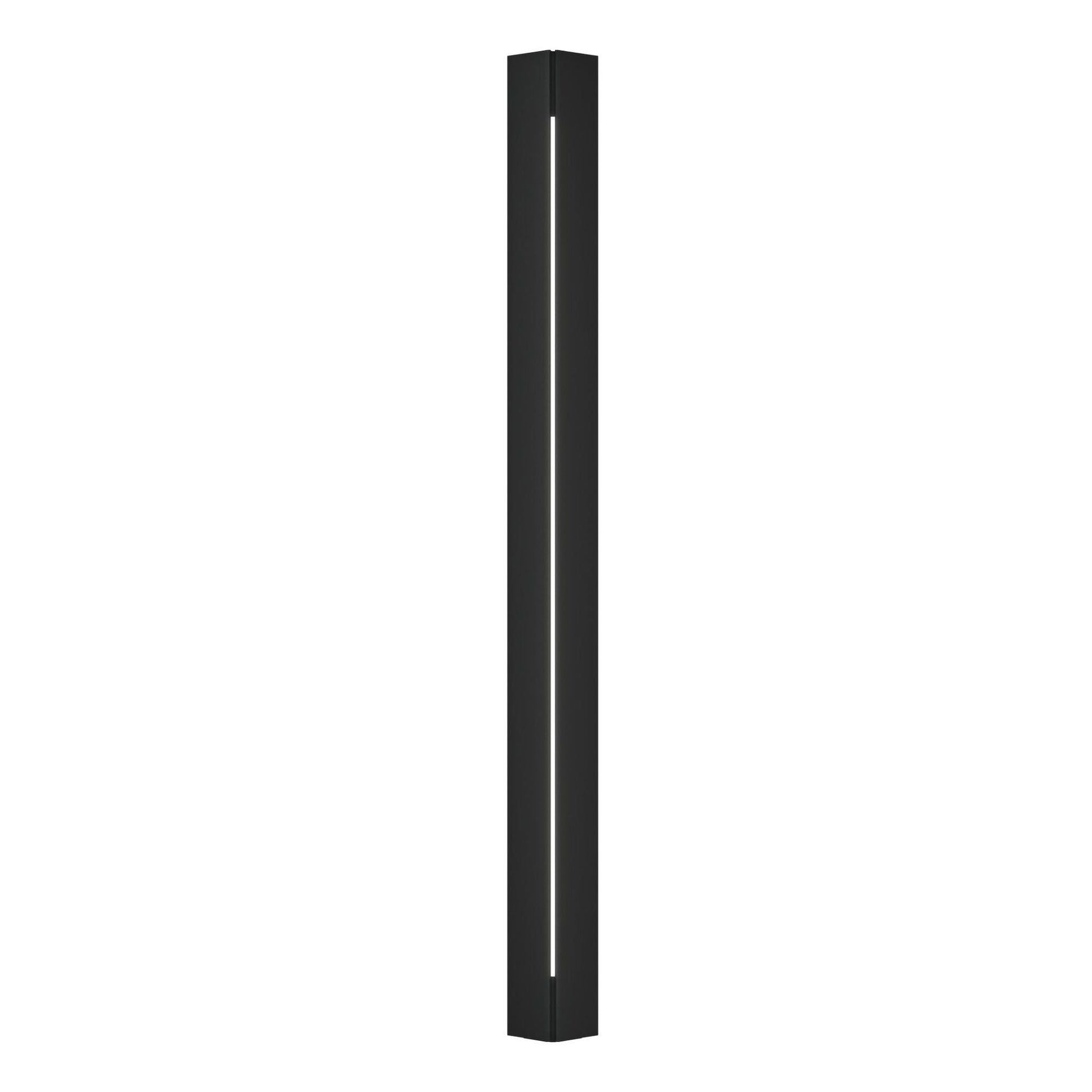 Gallery Large Outdoor Sconce 2-Light White Acrylic (ZZ) in Coastal Black