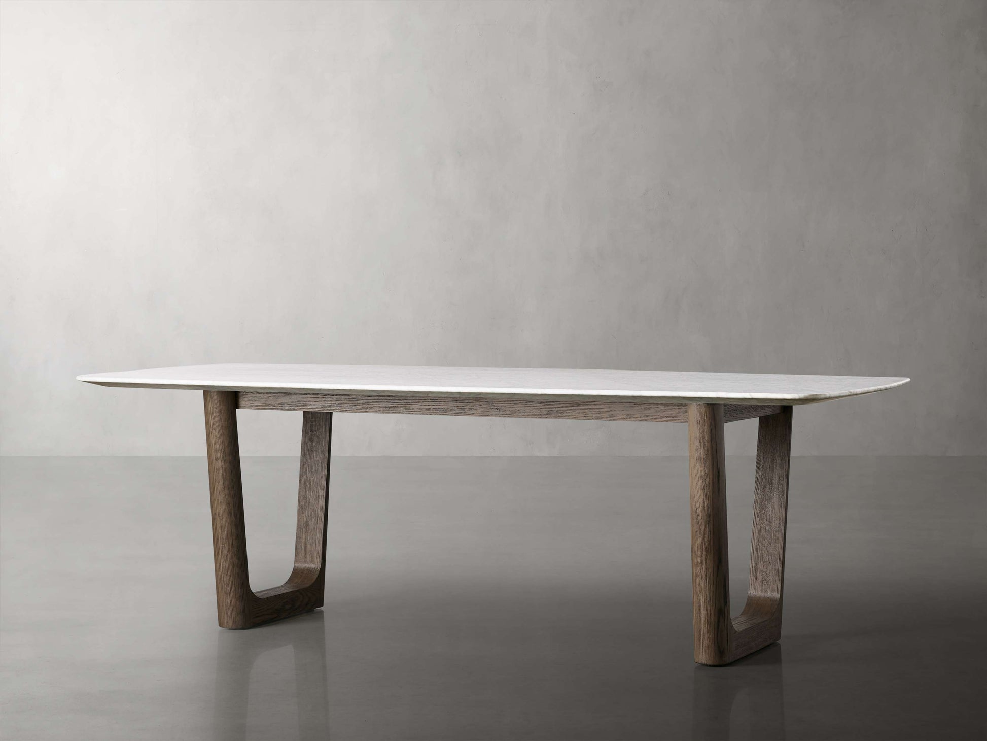 Saint Germain Stone Dining Table with Rennes Base
