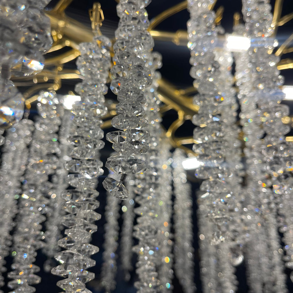 Branching Crystal Chandelier