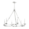 Allendale 6-Light Chandelier in Polished Nickel 35.75L x 35.75W x 29.75H