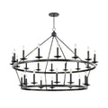 Allendale 28-Light Chandelier in Aged Old Bronze 58L x 58W x 40.75H