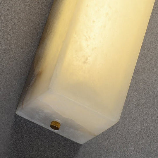 Simple Alabaster  Wall Sconce