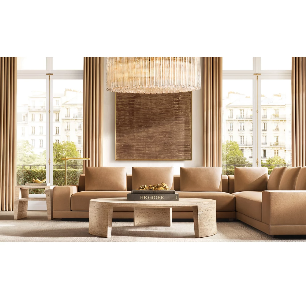 CIELO Round Chandelier 48" For Living Room
