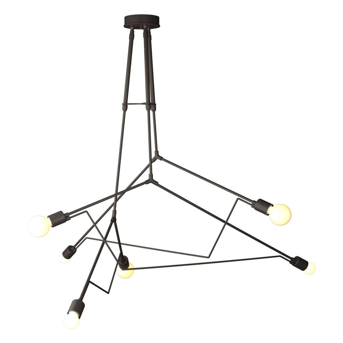 Divergence Outdoor Pendant 6-Light in Coastal Dark Smoke