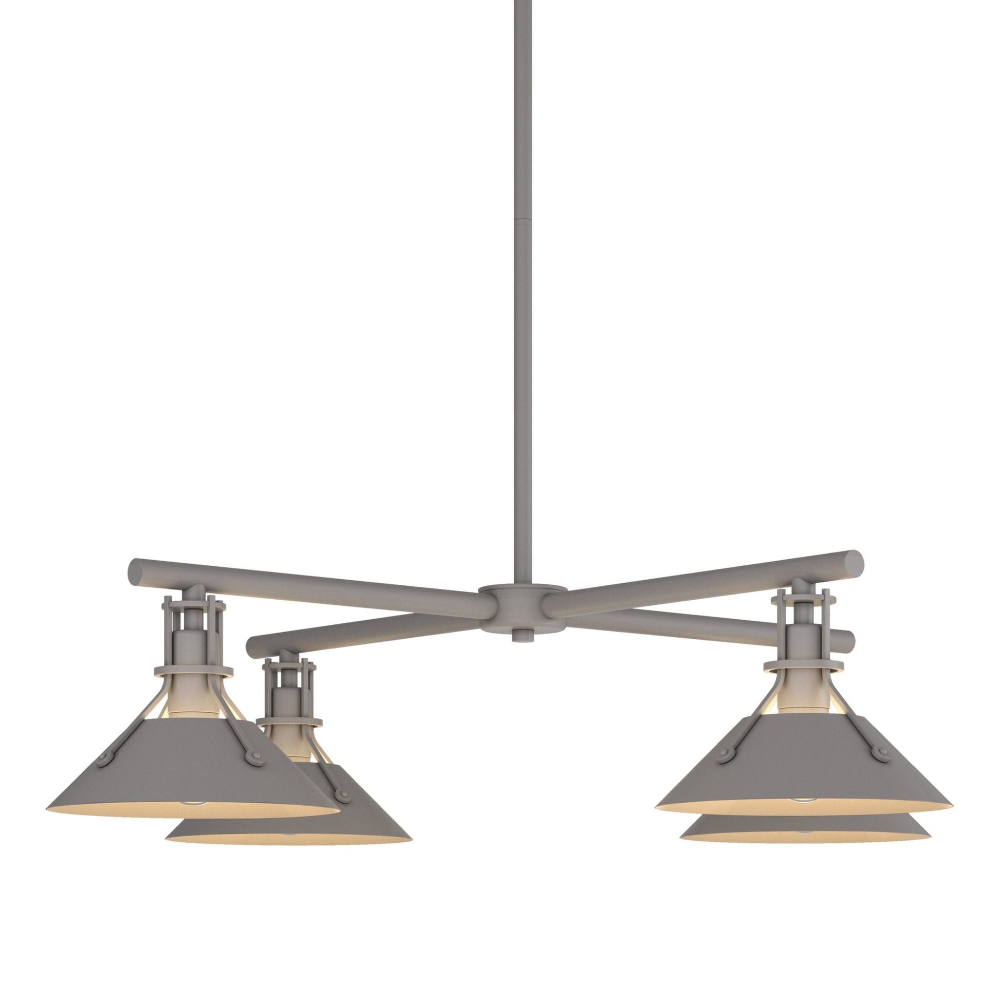 Henry Outdoor 4-Light Pendant 4-Light in Coastal Burnished Steel