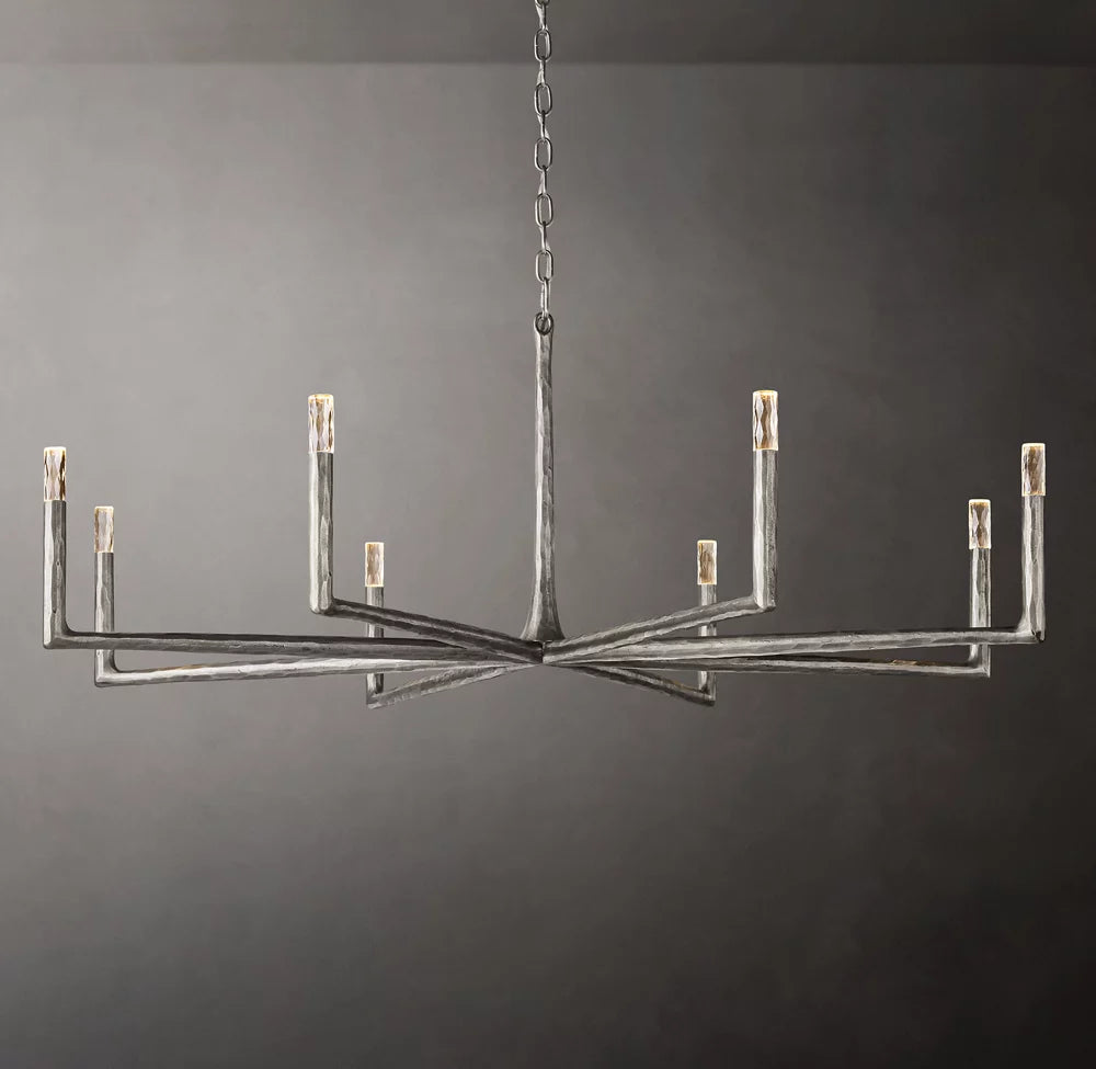 Thaddeus Round Chandelier 60" For Living Room