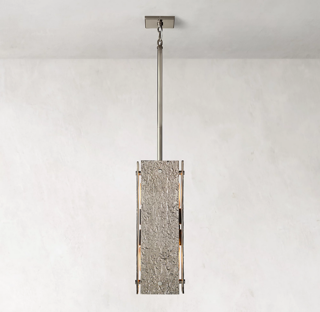 Vouvray Rectangular Pendant Light 19"