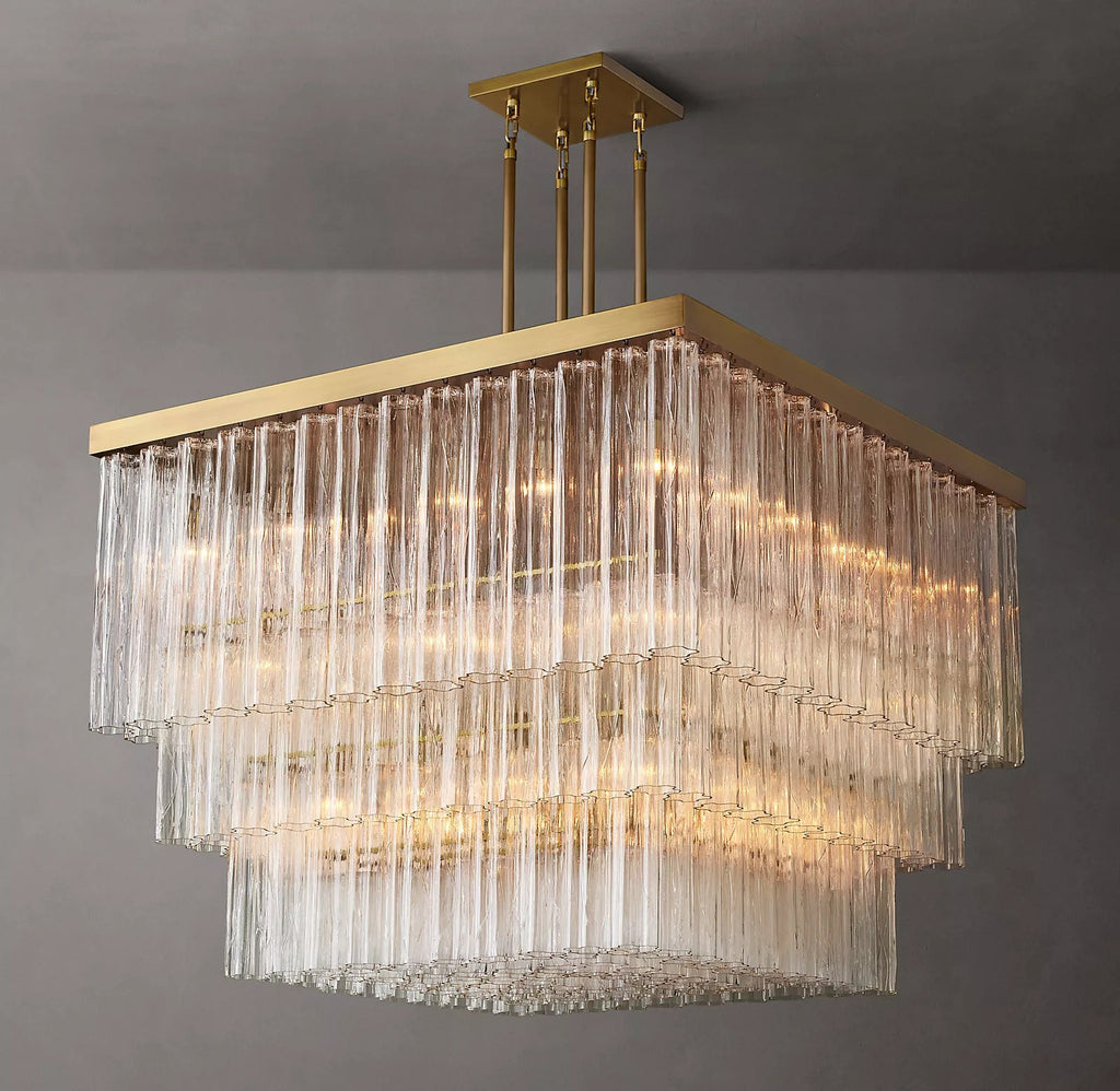 Cielo Square Chandelier 45" For Living Room