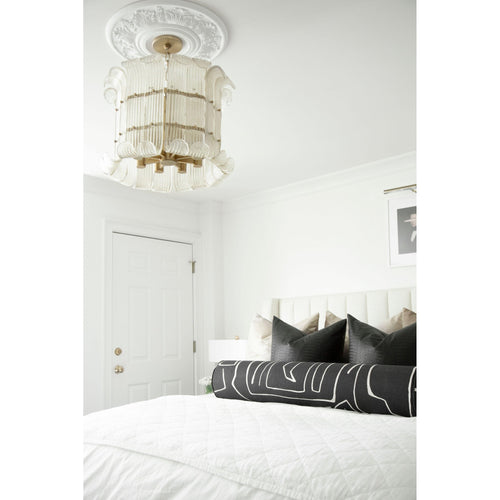 Brasher 8-Light Chandelier in Aged Brass 22.75L x 22.75W x 15.75H