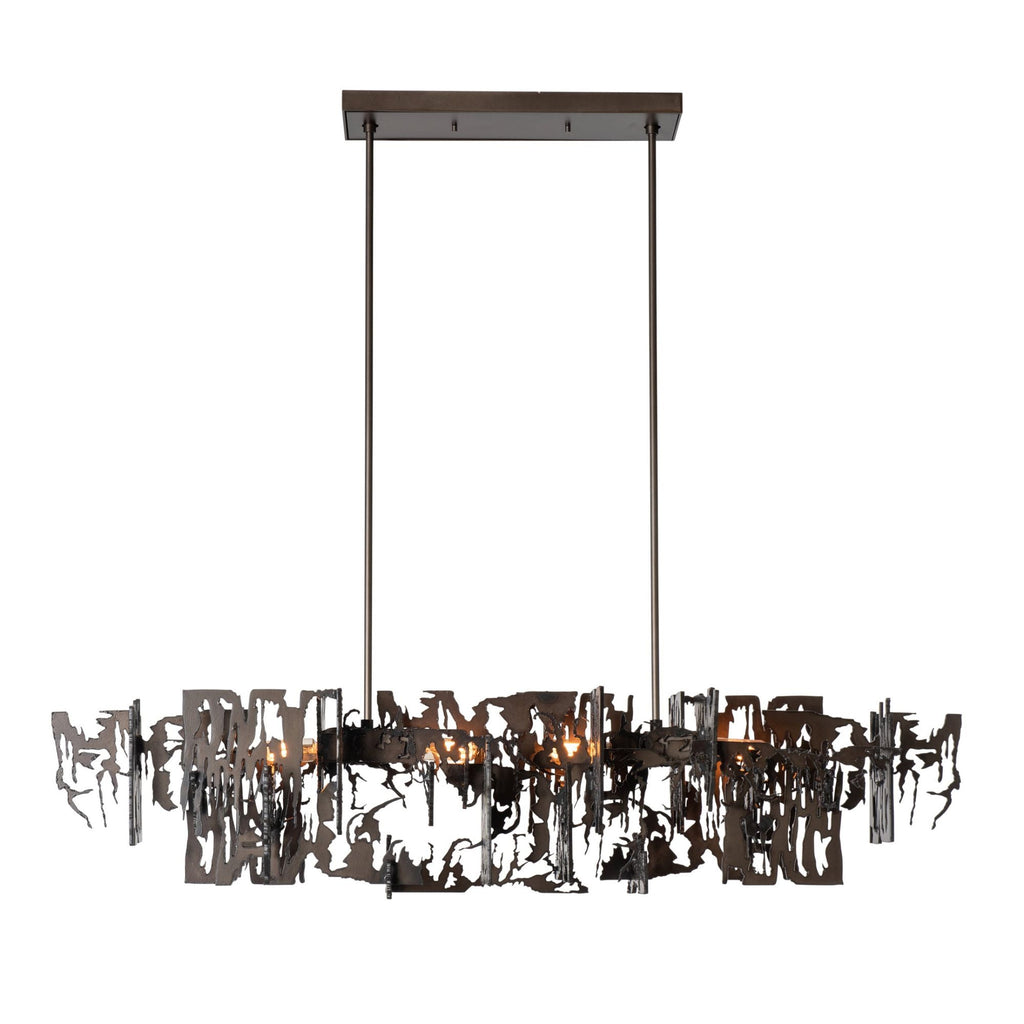 Brutus Pendant 4-Light in Dark Smoke