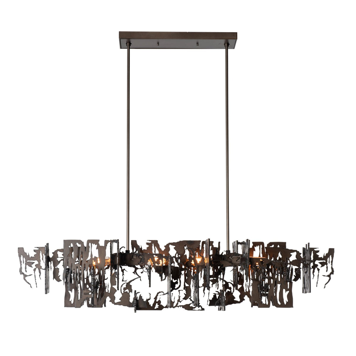 Brutus Pendant 4-Light in Dark Smoke