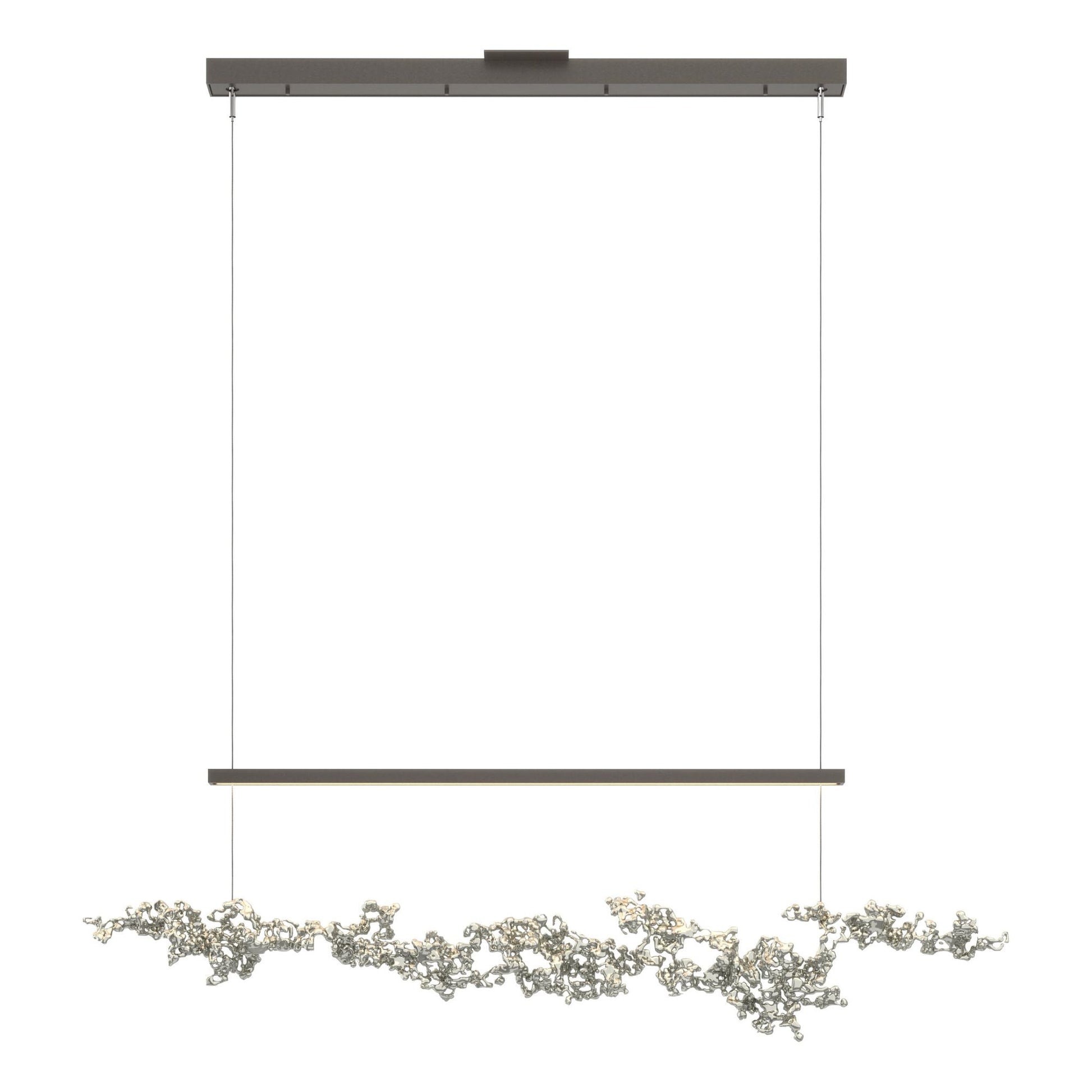 Coral LED Pendant Sterling Accent LED in Dark Smoke