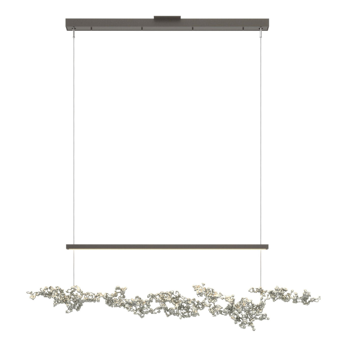 Coral LED Pendant Sterling Accent LED in Dark Smoke