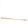 Ingot LED Pendant LED in Modern Brass