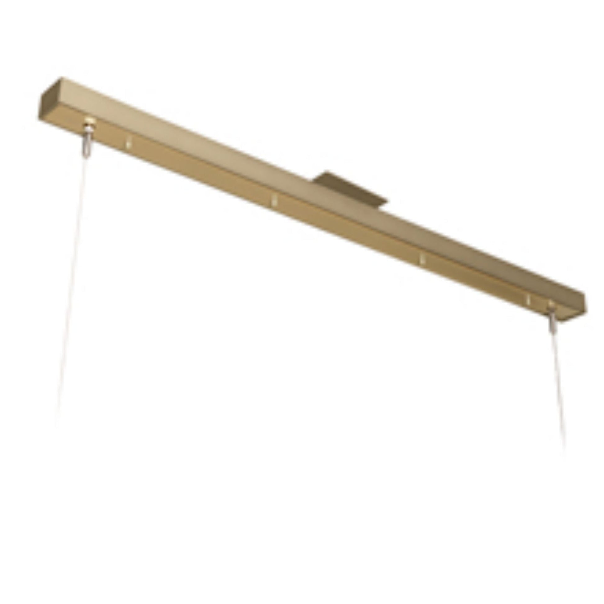 Ingot LED Pendant LED in Modern Brass
