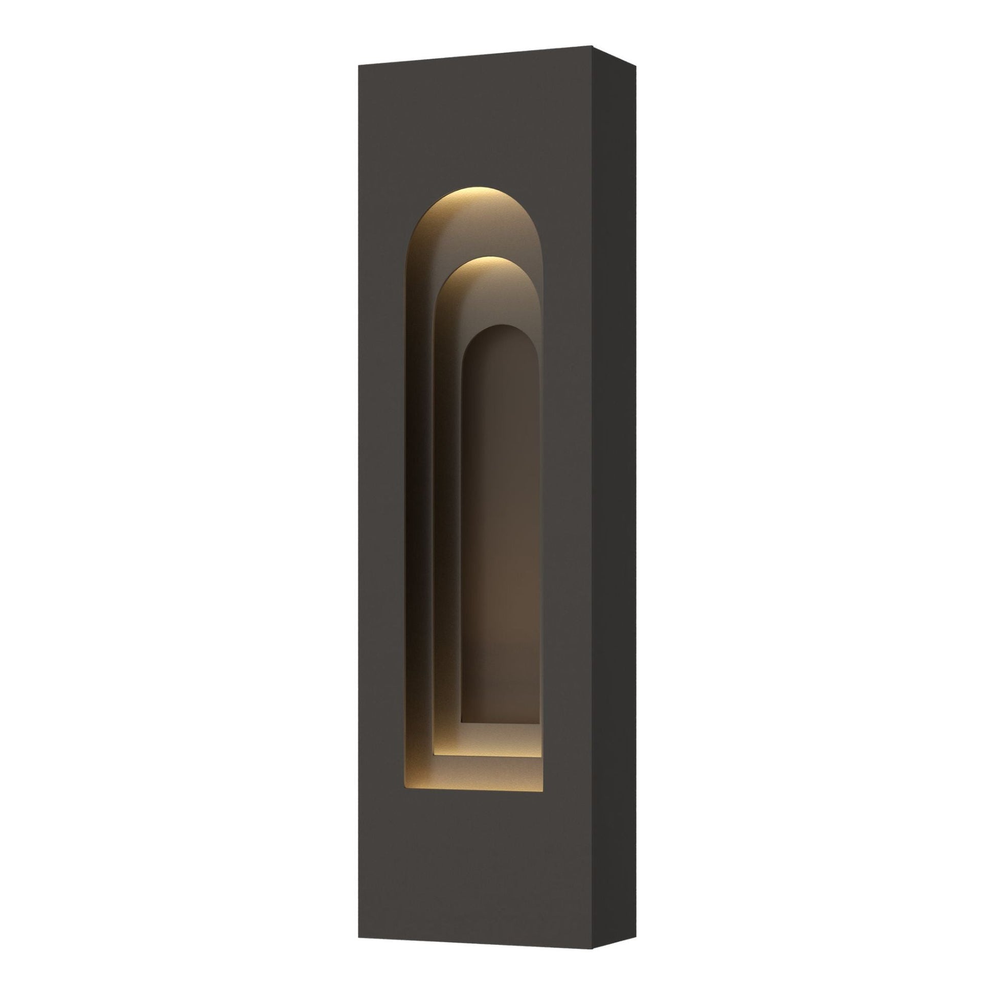 Procession Arch Small Outdoor Sconce 2-Light Coastal Dark Smoke Accent in Coastal Oil Rubbed Bronze