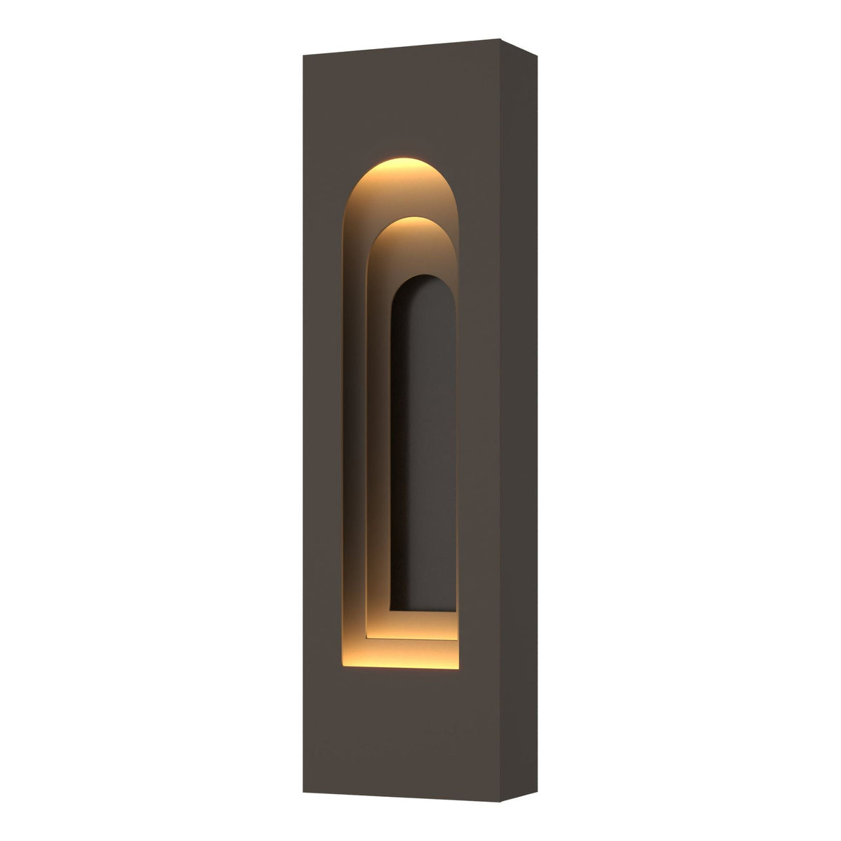 Procession Arch Small Outdoor Sconce 2-Light Coastal Oil Rubbed Bronze Accent in Coastal Dark Smoke