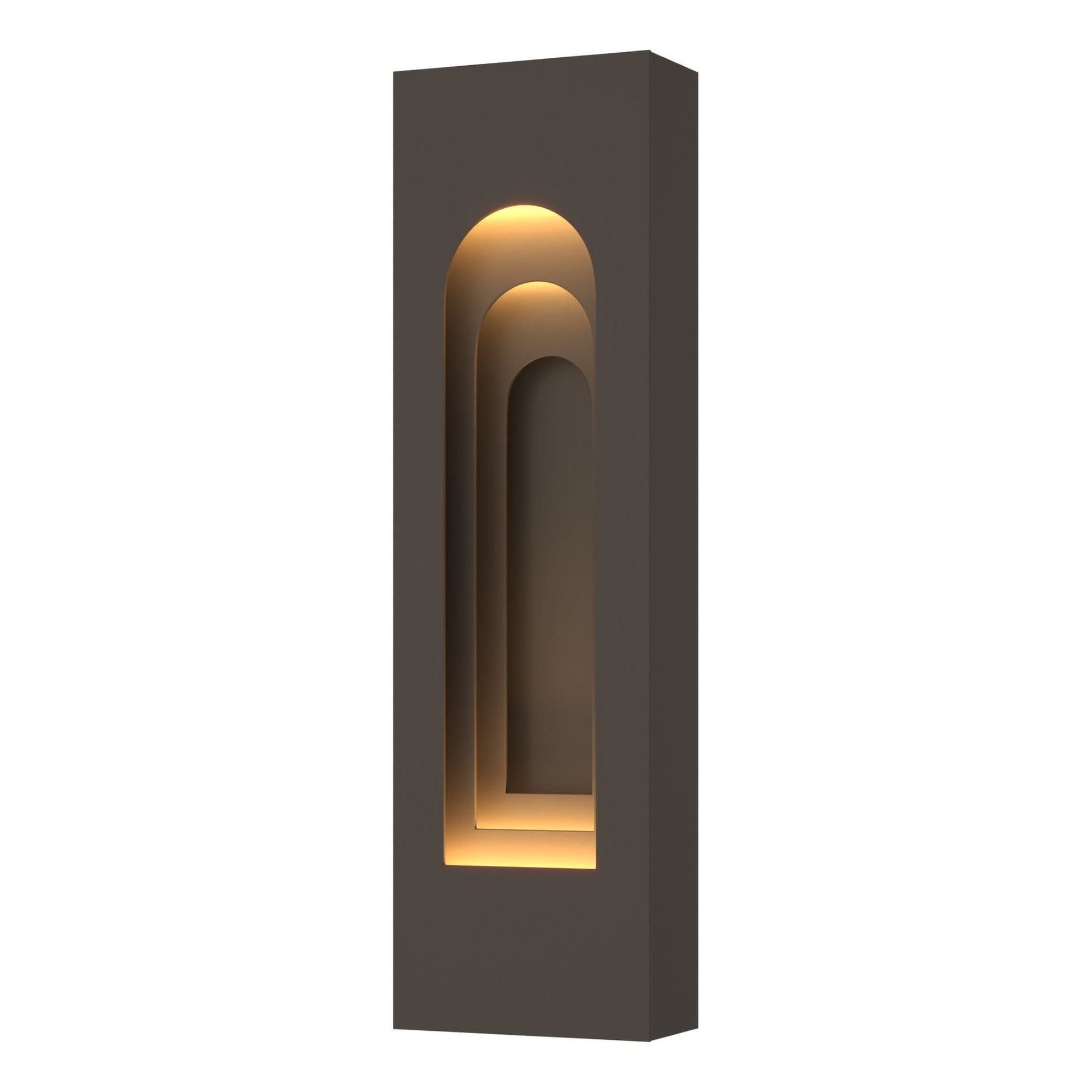 Procession Arch Small Outdoor Sconce 2-Light Coastal Dark Smoke Accent in Coastal Dark Smoke