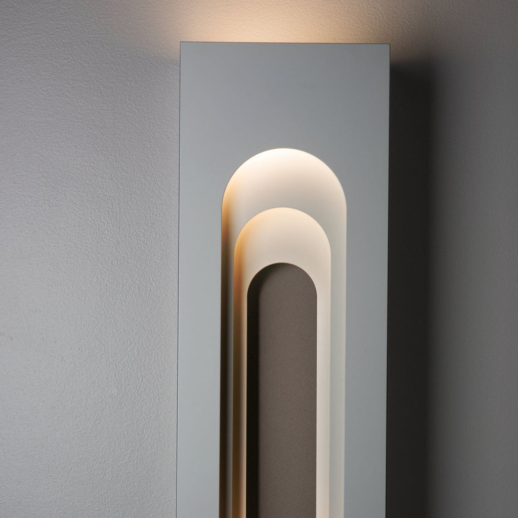 Procession Arch Small Outdoor Sconce 2-Light Coastal Oil Rubbed Bronze Accent in Coastal Burnished Steel
