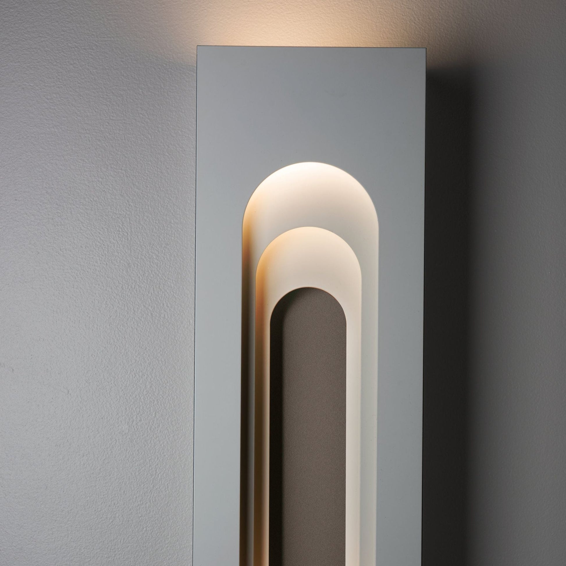 Procession Arch Small Outdoor Sconce 2-Light Coastal Oil Rubbed Bronze Accent in Coastal Burnished Steel