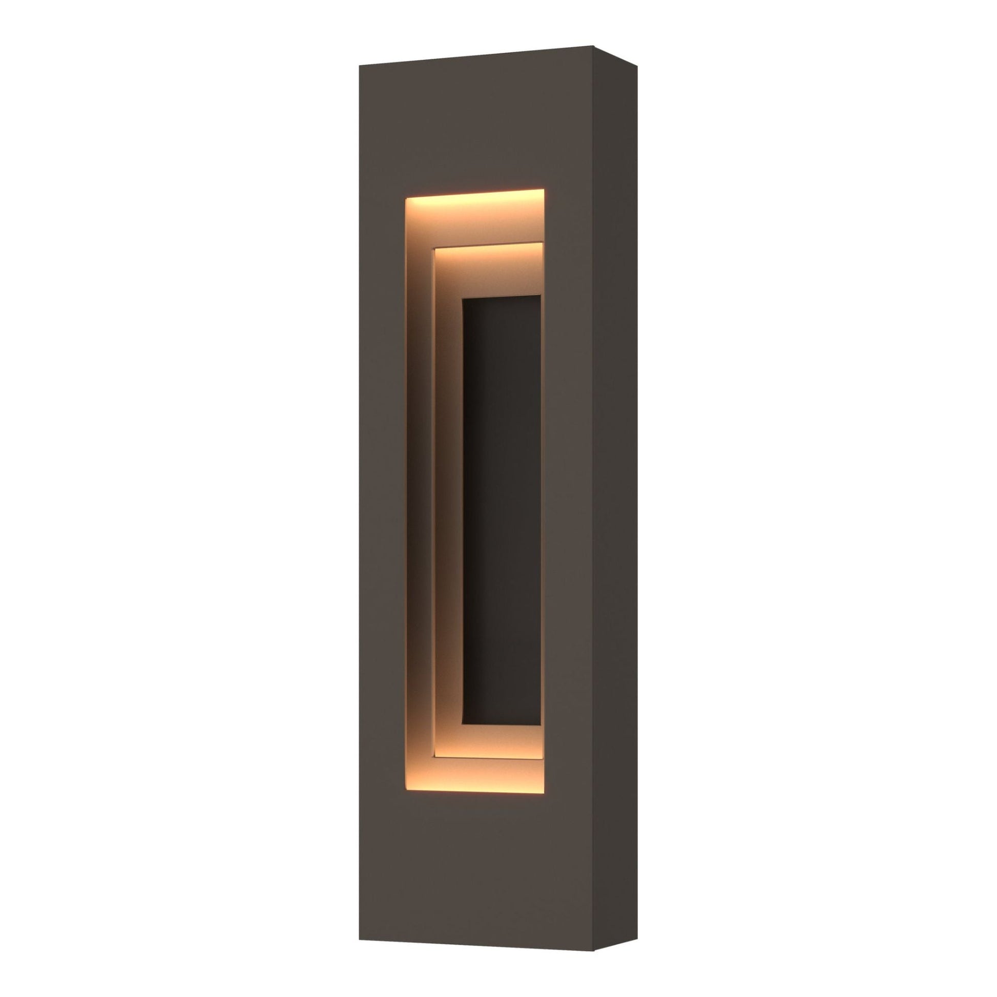 Procession Small Outdoor Sconce 2-Light Coastal Black Accent in Coastal Dark Smoke