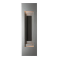 Procession Small Outdoor Sconce 2-Light Coastal Black Accent in Coastal Burnished Steel