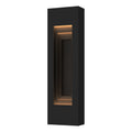 Procession Small Outdoor Sconce 2-Light Coastal Black Accent in Coastal Black