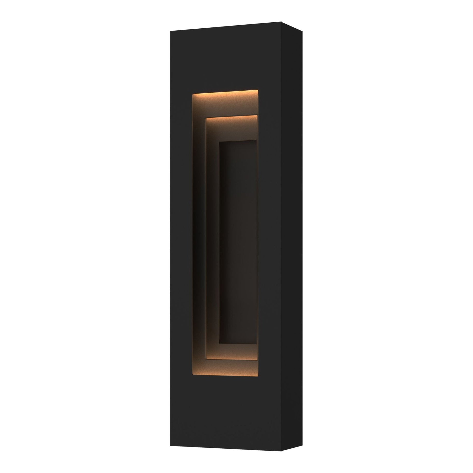 Procession Small Outdoor Sconce 2-Light Coastal Black Accent in Coastal Black
