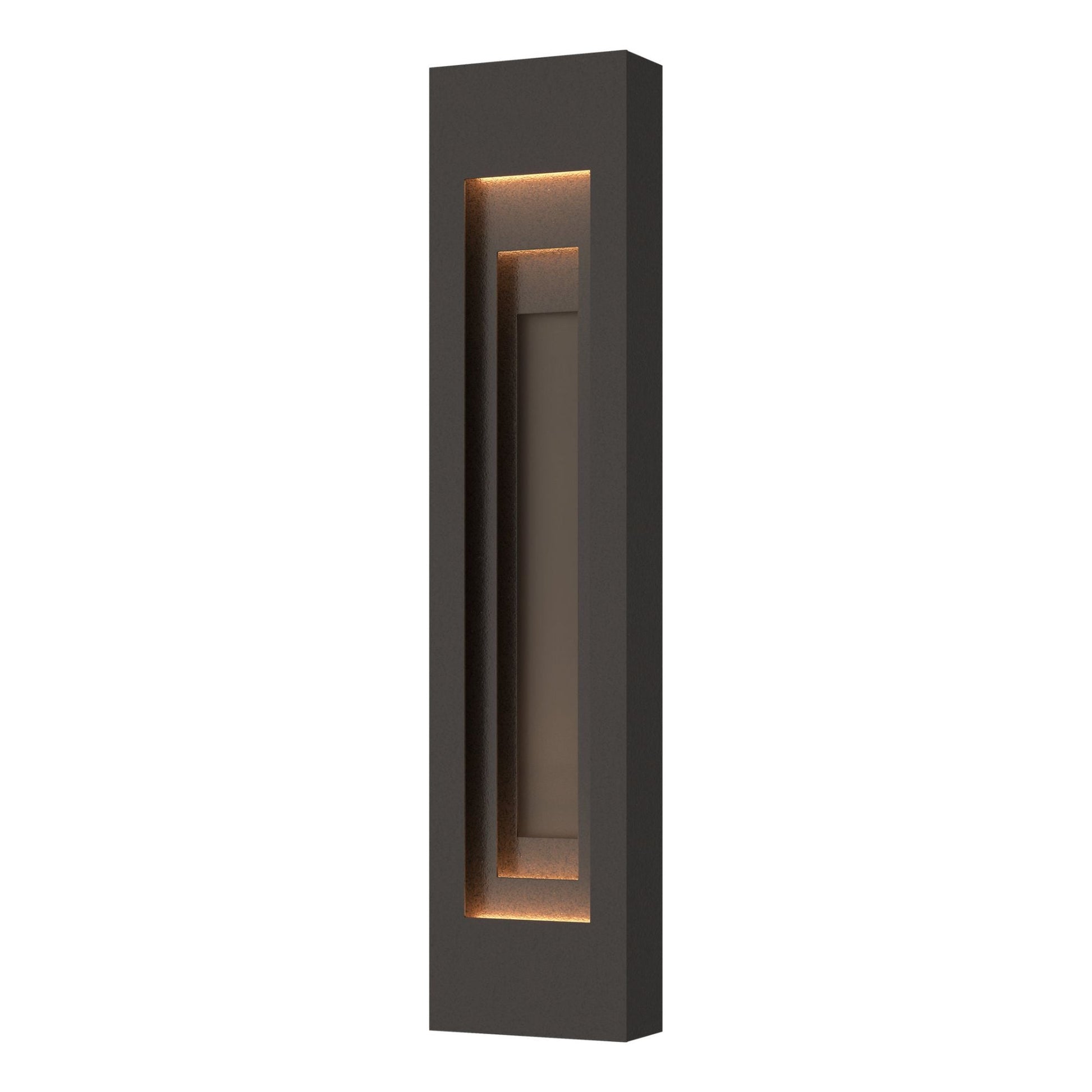 Procession Large Outdoor Sconce 2-Light Coastal Dark Smoke Accent in Coastal Oil Rubbed Bronze
