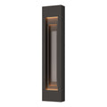 Procession Large Outdoor Sconce 2-Light Coastal Burnished Steel Accent in Coastal Oil Rubbed Bronze