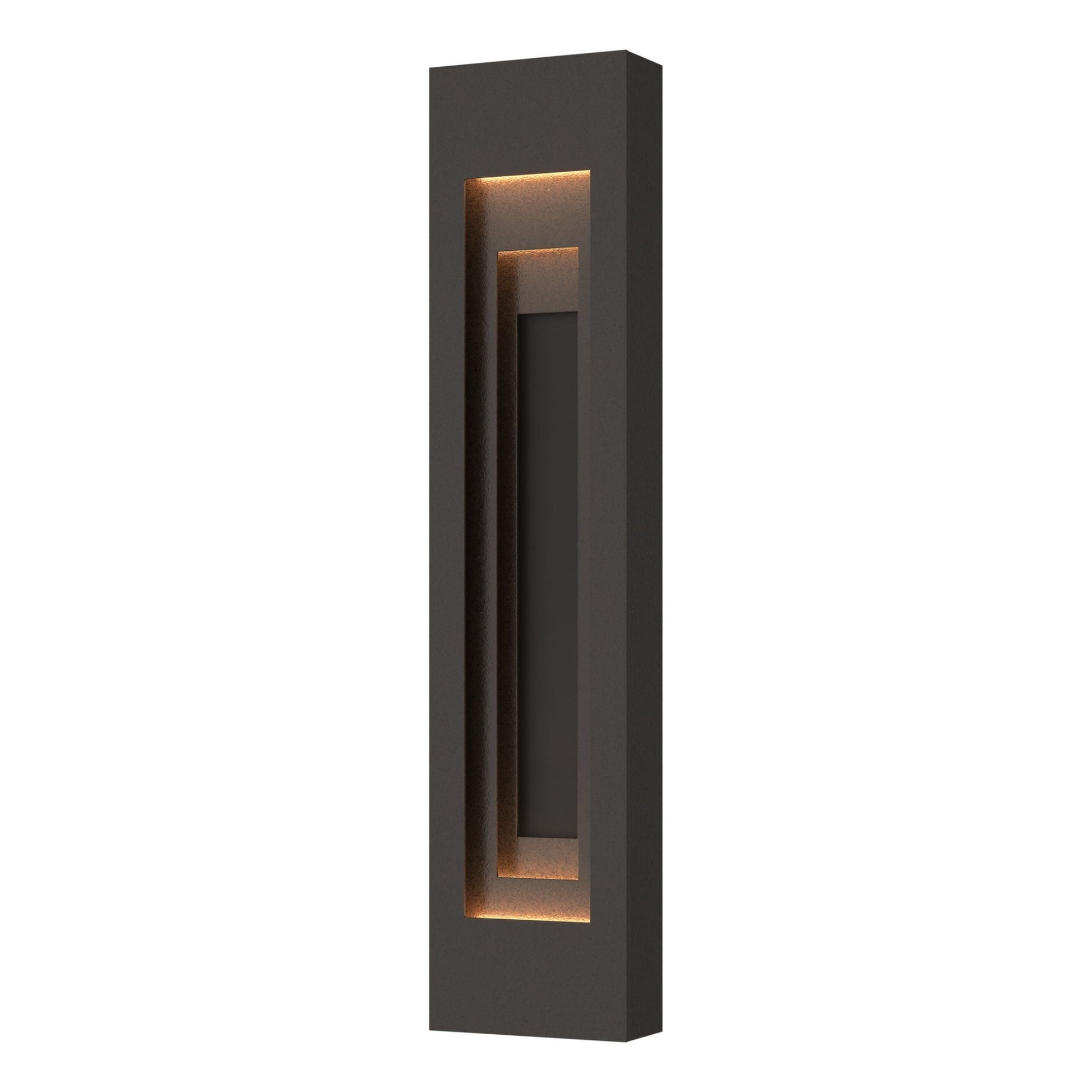 Procession Large Outdoor Sconce 2-Light Coastal Black Accent in Coastal Oil Rubbed Bronze