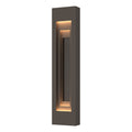 Procession Large Outdoor Sconce 2-Light Coastal Oil Rubbed Bronze Accent in Coastal Dark Smoke