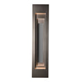 Procession Large Outdoor Sconce 2-Light Coastal Burnished Steel Accent in Coastal Dark Smoke