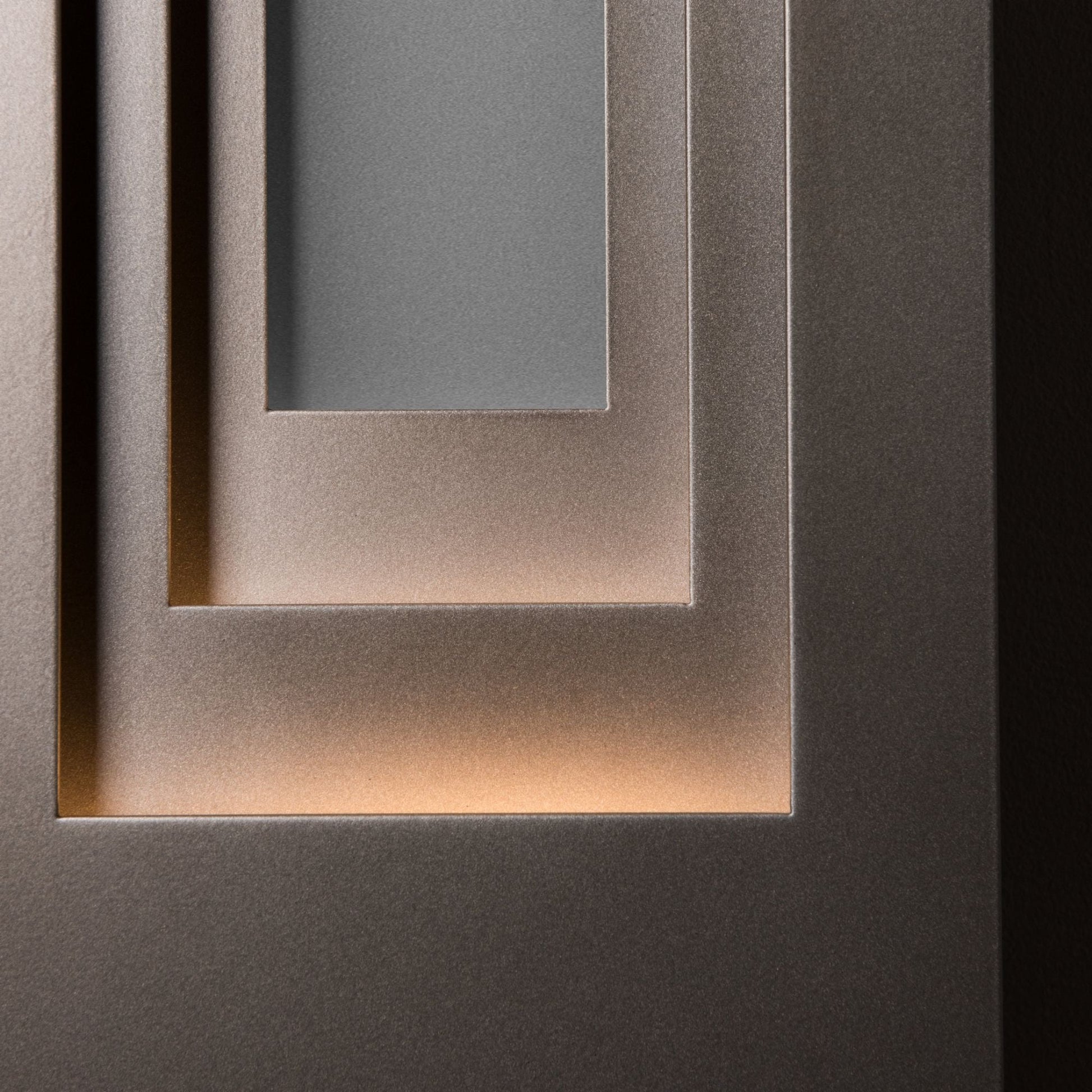 Procession Large Outdoor Sconce 2-Light Coastal Burnished Steel Accent in Coastal Dark Smoke