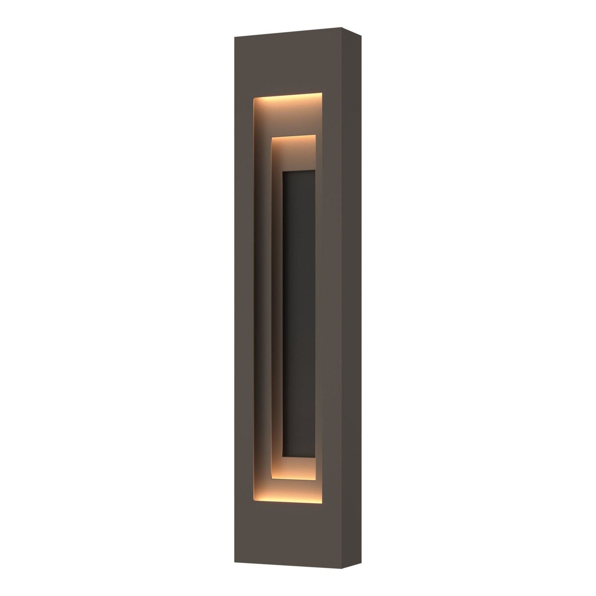 Procession Large Outdoor Sconce 2-Light Coastal Black Accent in Coastal Dark Smoke