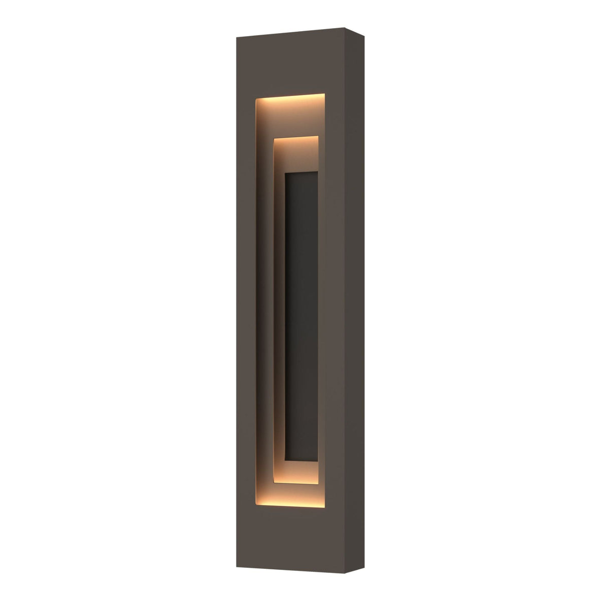 Procession Large Outdoor Sconce 2-Light Coastal Black Accent in Coastal Dark Smoke