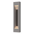 Procession Large Outdoor Sconce 2-Light Coastal Oil Rubbed Bronze Accent in Coastal Burnished Steel